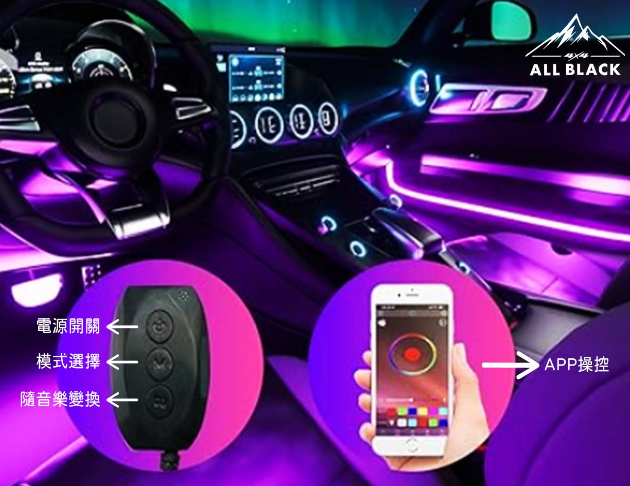 RGB 室內氣氛燈條 12V 4