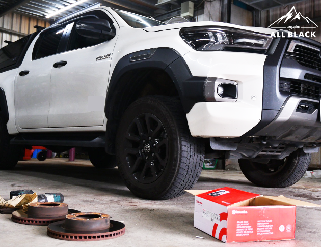 Brembo 前碟盤+來令片 HILUX.TACOMA 7
