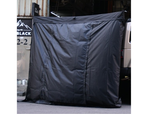 【全新福利品】ALL BLACK 270度車邊帳 單片邊布 5