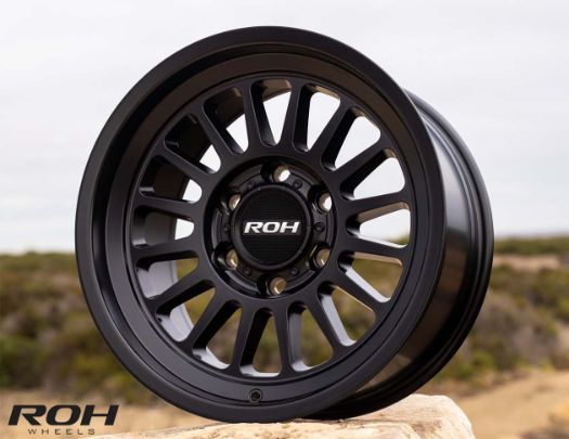 澳洲ROH 輪框APOLLO 17x9 黑色/ Item：8284 越野輪框| ALL BLACK 4X4