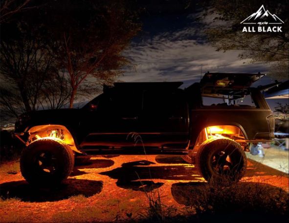 可切換 白光、琥珀黃光 MINI底盤照地燈 3