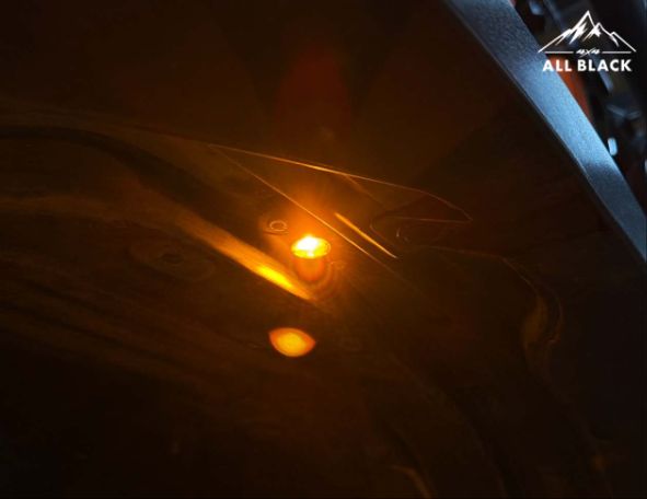 可切換 白光、琥珀黃光 MINI底盤照地燈 7